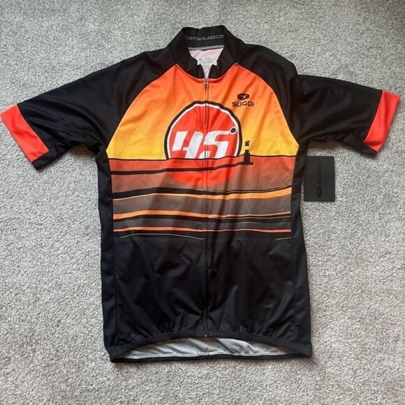 NWT Sugoi Bike Jersey Evolution‎ Short Sleeve Full Zip Sz M - Picture 1 of 5